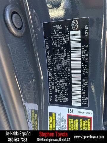 2025 Toyota Camry LE