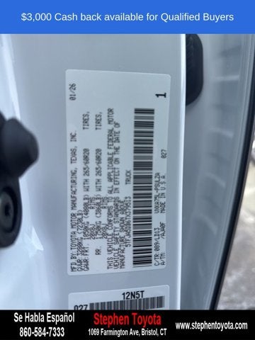 2026 Toyota Tundra Limited