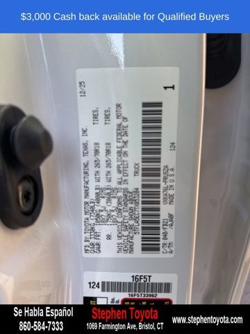 2026 Toyota Tundra SR5