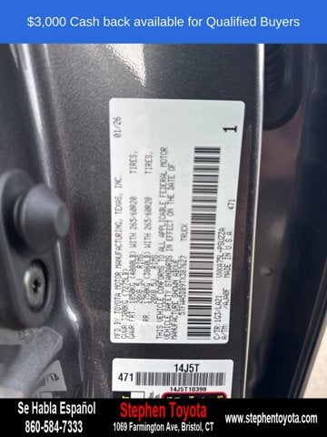 2026 Toyota Tundra Platinum