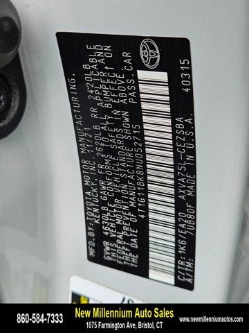 2022 Toyota Camry SE