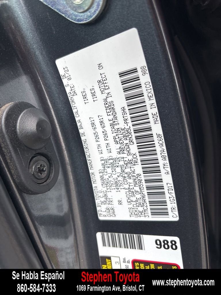 2023 Toyota Tacoma 4WD TRD Sport