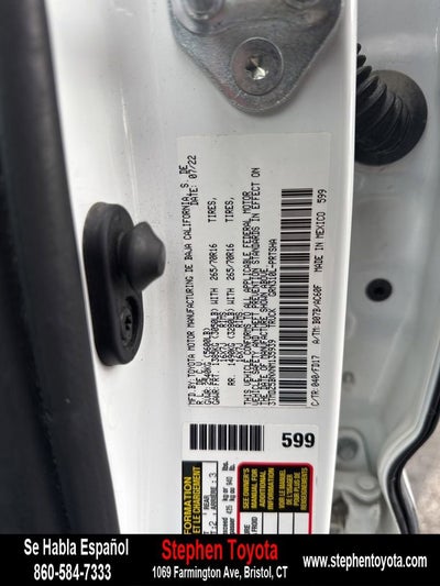 2022 Toyota Tacoma 4WD SR5