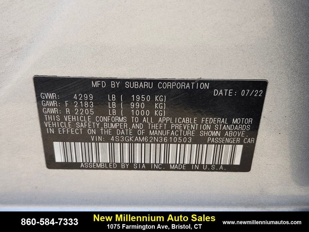 2022 Subaru Impreza Sport