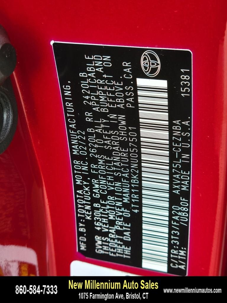 2022 Toyota Camry LE