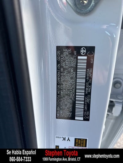 2025 Toyota Prius LE