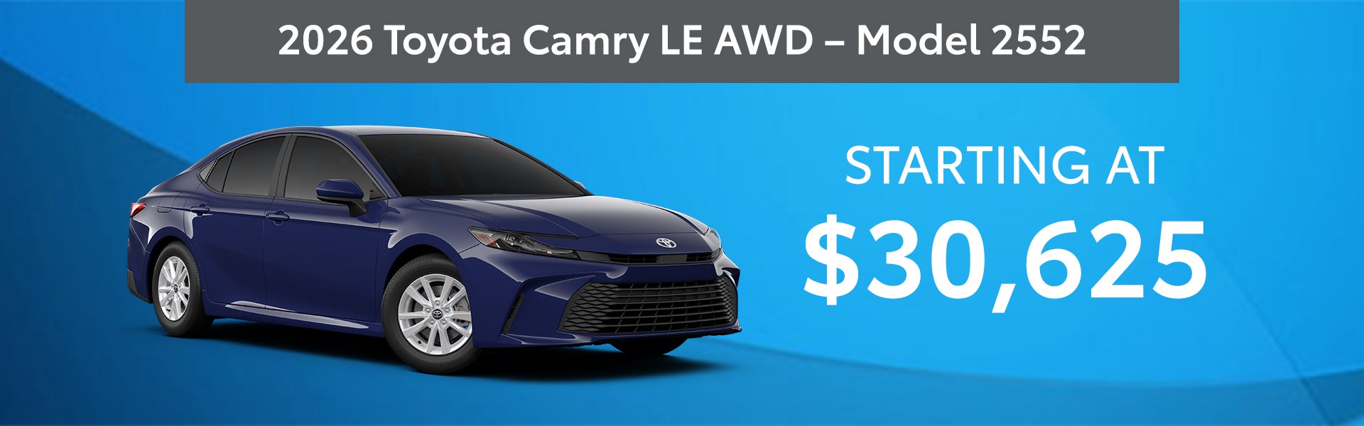 2026 Toyota Camry Special