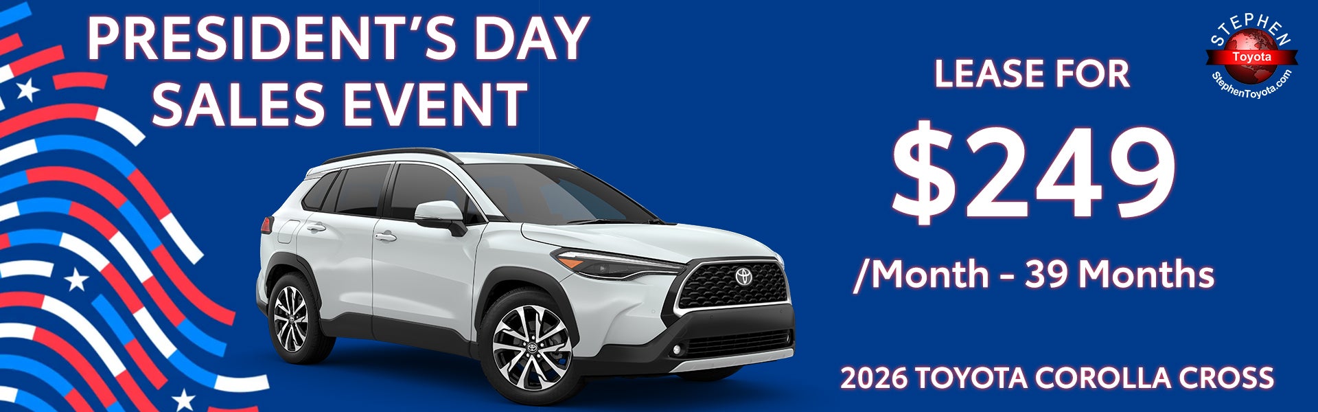 President's Day Sales Event Corolla Cross