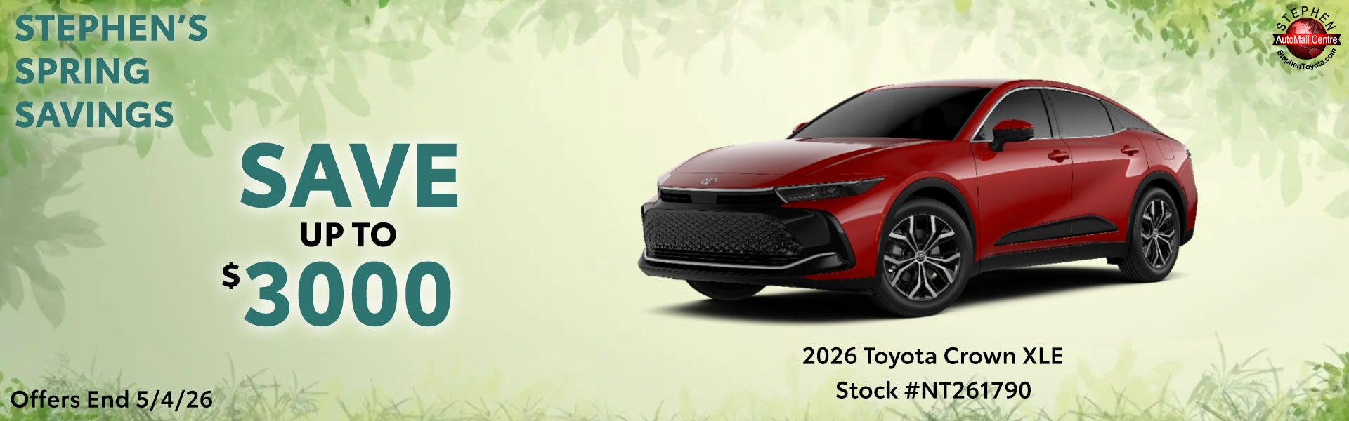 Toyota Crown Spring Sale