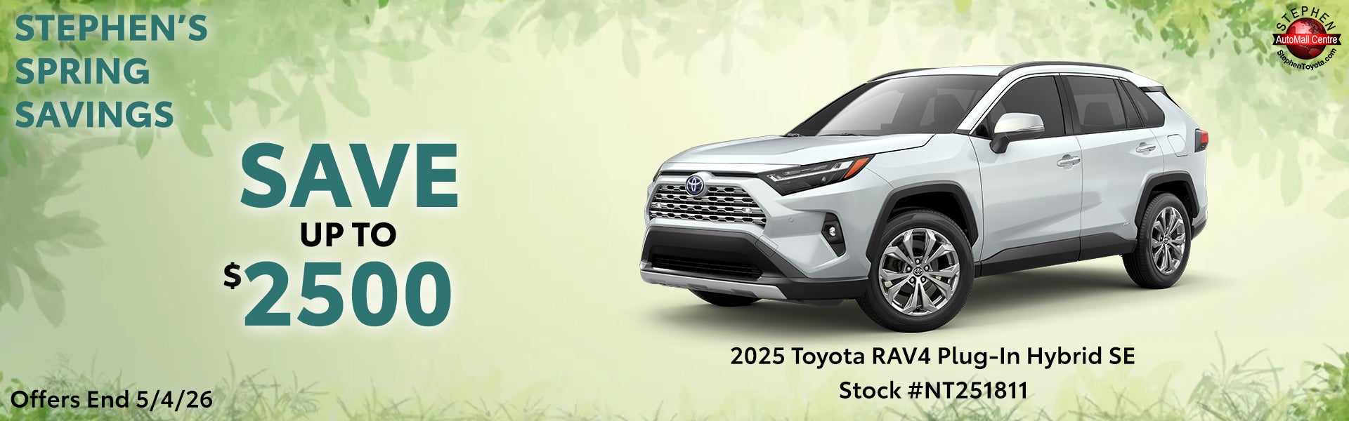Toyota RAV4 Spring Sale