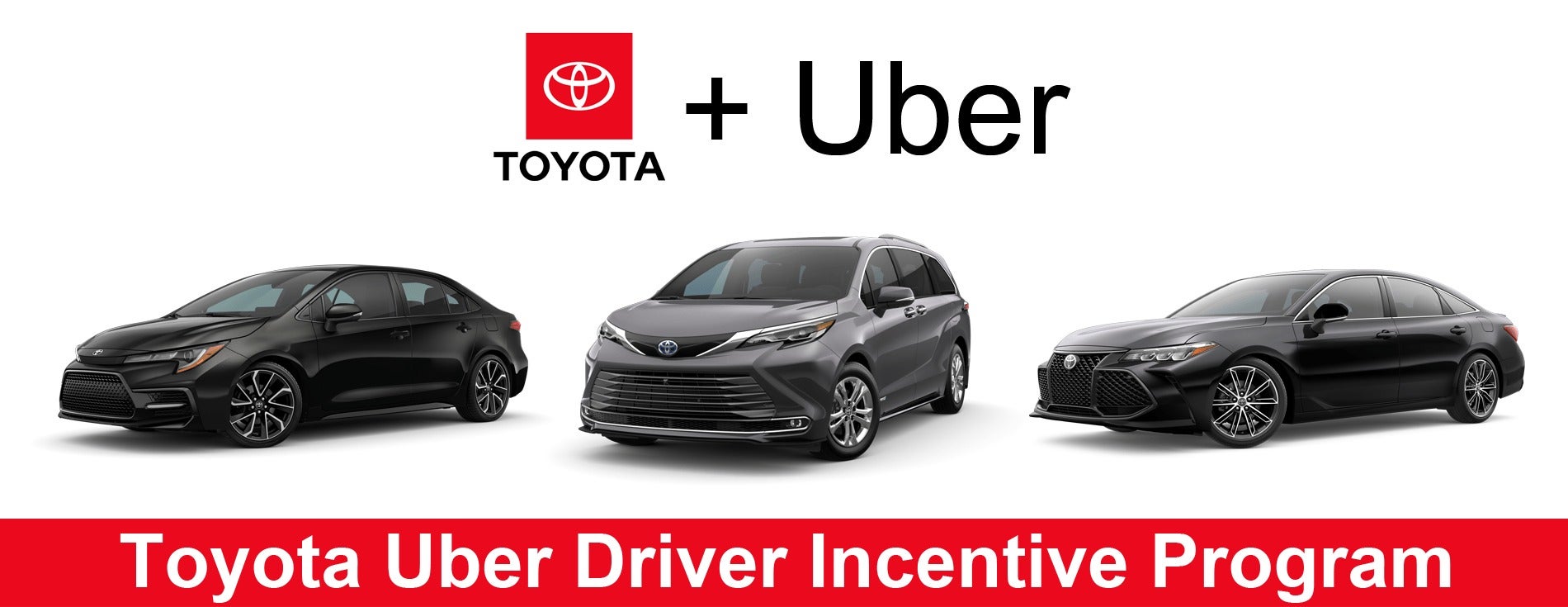 Toyota uber incentive banner