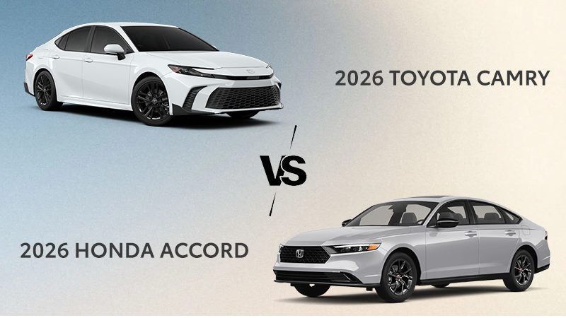 2026 Toyota Camry vs Honda Accord
