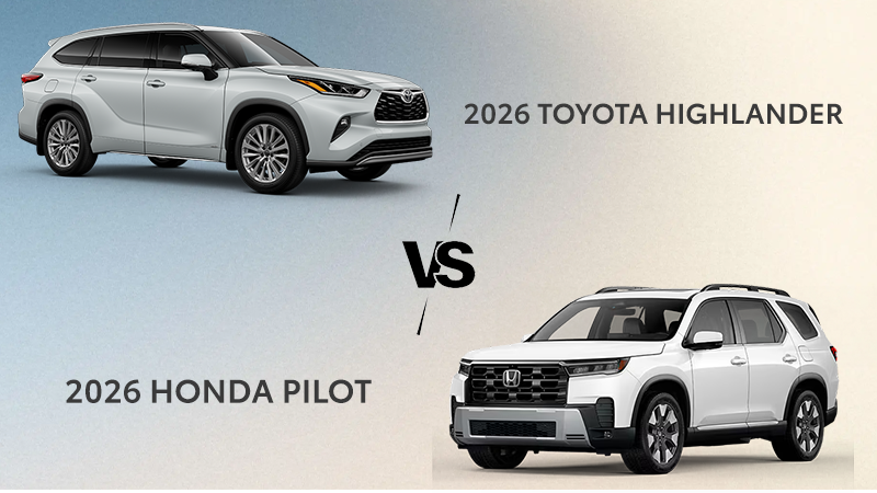2026 Toyota Highlander vs Honda Pilot
