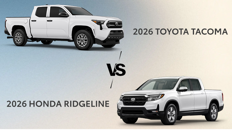 2026 Toyota Tacoma vs Honda Ridgeline