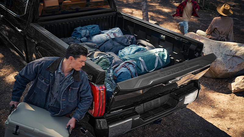 2026 Toyota Tundra camping through New England